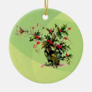 Holly Blätter Ornament