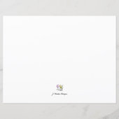 Holly Blätter Stationery (mit Matching-Elementen) (Rückseite)