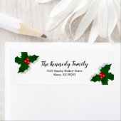 Holly Blätter und Berries Weihnachten (Insitu)