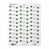 Holly Blätter und Berries Weihnachten (Vorne)