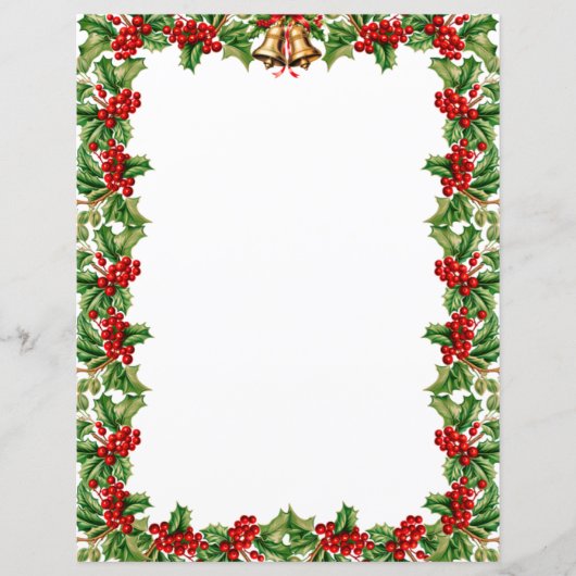 Holly Blätter und Berries Weihnachtsgeschichten (Vorderseite)