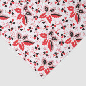 Holly Blätter und Blume Seidenpapier (Detail)