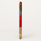 Holly-Blätter und Red Bow-Monogramm Case-Mate iPhone Hülle (Hinten/Rechts)