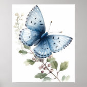 Holly Blue Butterfly Art Print Poster (Vorne)