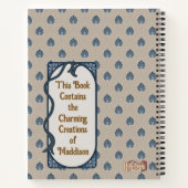 Holly - Blume Astrologie und Magie Notizblock (Rückseite)