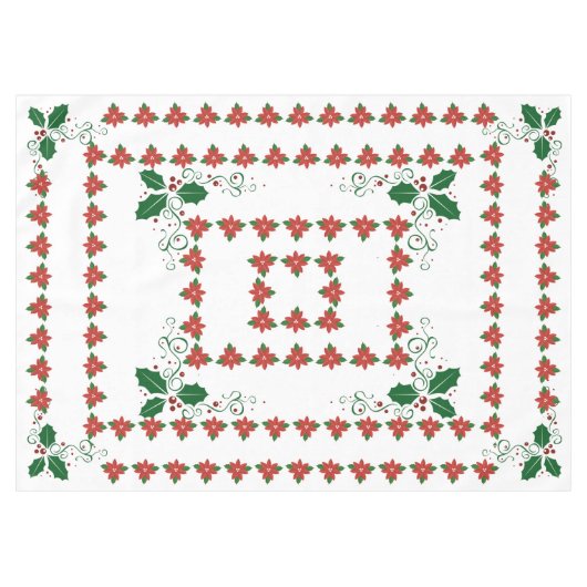 Holly Blume Tablecloth Tischdecke (Vorderseite (Horizontal))