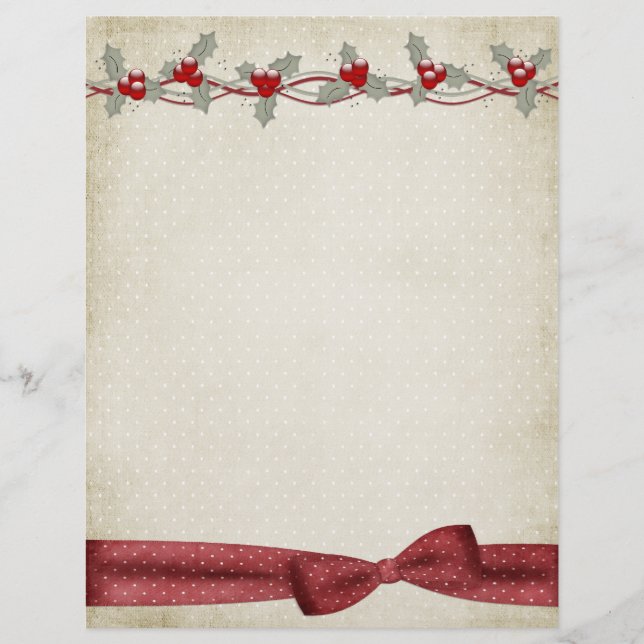 Holly Border Bow (Vorderseite)