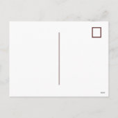 Holly Botanical Illustration Christmas Postcard Feiertagspostkarte (Rückseite)