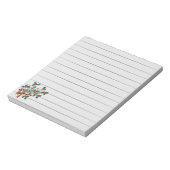 Holly Branch Notepad Notizblock (Rotiert)