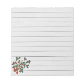 Holly Branch Notepad Notizblock (Vorderseite)