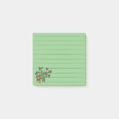 Holly Branch Post-it-Notizen Post-it Klebezettel (Vorderseite)