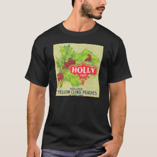 Holly Brand Pfiraches Vintag Fruchtkorb T-Shirt