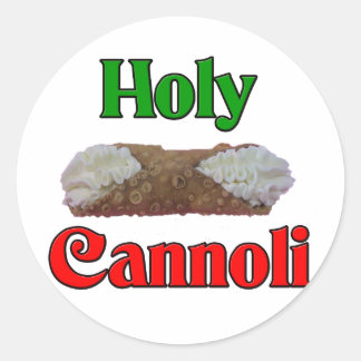 Holly Cannoli Runder Aufkleber