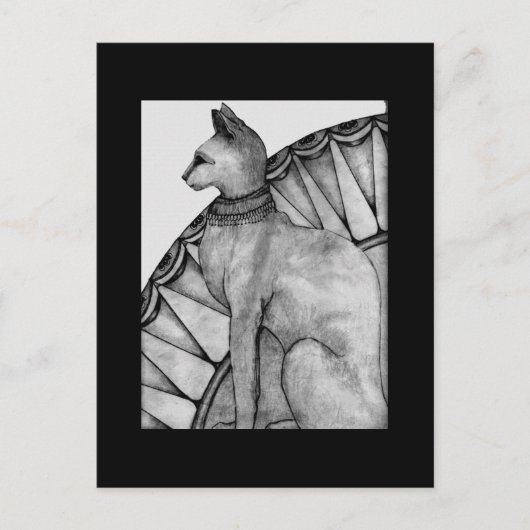 Holly Cat Postcard Postkarte (Vorderseite)