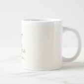 Holly cherry fröhlicher Weihnachtsname personalisi Jumbo-Tasse (Rechts)
