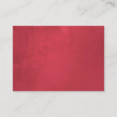 Holly Christmas Brautparty Display Shower Begleitkarte (Rückseite)