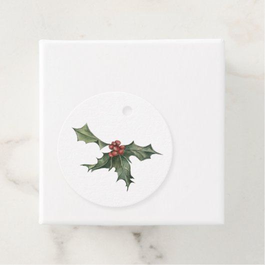 Holly Christmas-Geschenk-Tag Geschenkanhänger (Beispiel)