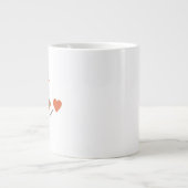 Holly Christmas Mug – Evergreen Holiday Cocoa & Co Jumbo-Tasse (Vorderseite)