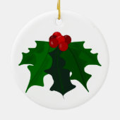 Holly Christmas Ornament (Hinten)