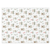 Holly Christmas Pattern Tischdecke (Vorderseite (Horizontal))