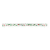 Holly Christmas Satin Ribbon Satinband (Vorderseite)