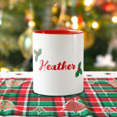 Holly Christmas Tasse