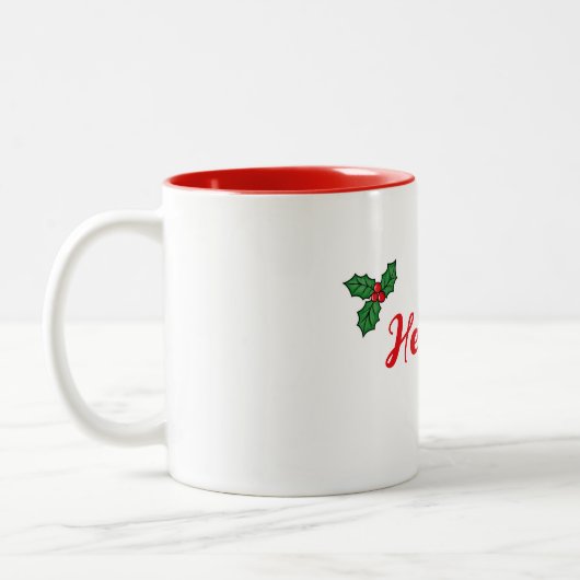 Holly Christmas Tasse (Links)