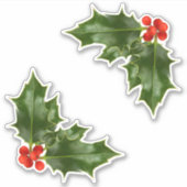 Holly Corners Sticker (Vorderseite)