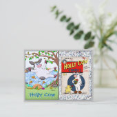 Holly Cow Collectible Trading Cards #1 und #2 Postkarte (Stehend Vorderseite)