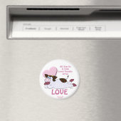 Holly Cow "Lovely Thoughts" Magnet (In Situ (Geschirrspüler))