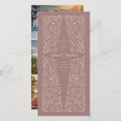 Holly Cross mauve ivory blessed christmas (Vorne/Hinten)