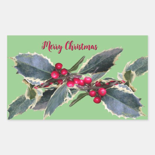 Holly Cust Green Sticker (Vorderseite)