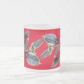 Holly Cust Tasse aus Mattiertem Rotglas (Mittel)