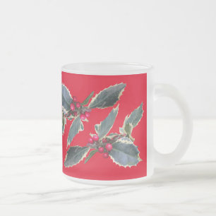 Holly Cust Tasse aus Mattiertem Rotglas