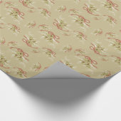 Holly-Day Sketch Holly Berries and Leaves Geschenkpapier (Ecke)