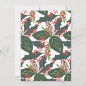 Holly Days | Frohe Weihnachten Foto (Rückseite)