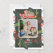 Holly Days | Frohe Weihnachten Foto (Vorderseite)