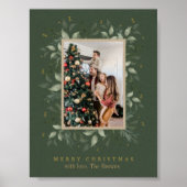 Holly Days | Frohe Weihnachts-Foto Urlaub Poster (Vorne)