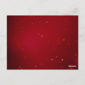 Holly Days | Frohe Weihnachtskarte - Festiv Postkarte (Rückseite)