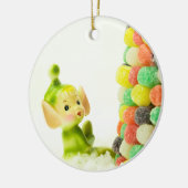 Holly die Pixie-Elfe Keramik Ornament (Links)