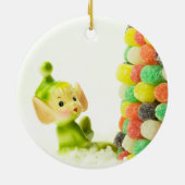 Holly die Pixie-Elfe Keramik Ornament (Hinten)