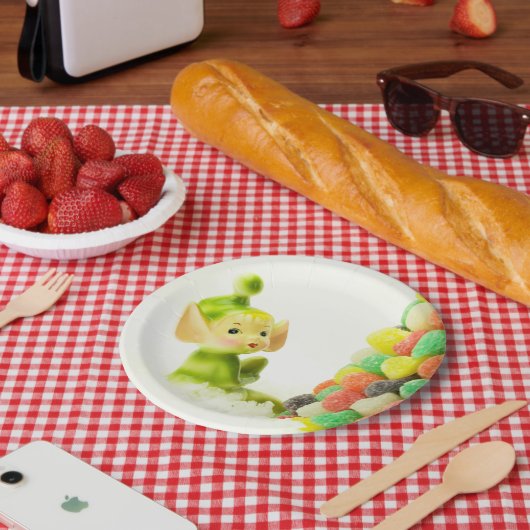 Holly die Pixie-Elfe Pappteller (Picknick)