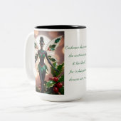 Holly Fairy Zweifarbige Tasse (Vorderseite Links)