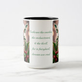 Holly Fairy Zweifarbige Tasse (Mittel)