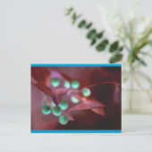 Holly Feiertagspostkarte (Stehend Vorderseite)