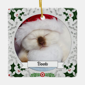 Holly Frame anpassbare Kitty Keramikornament