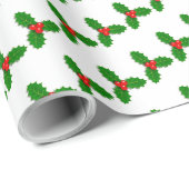 Holly Geschenkpapier (Rolleneckpunkt)