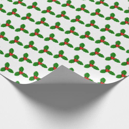 Holly Geschenkpapier (Ecke)