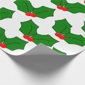 Holly Geschenkpapier (Ecke)