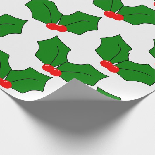 Holly Geschenkpapier (Ecke)